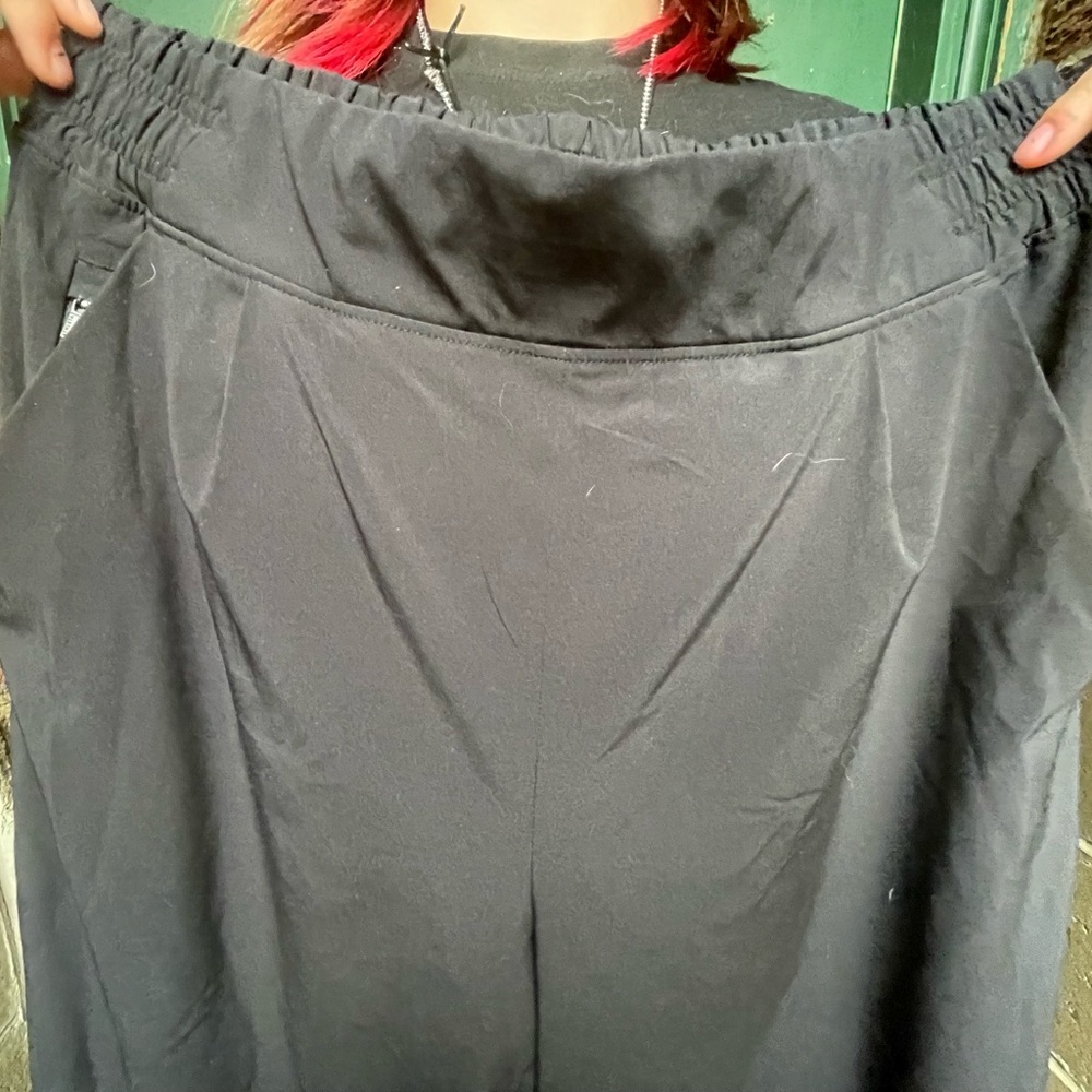 Black Athleta Wide Leg Crop